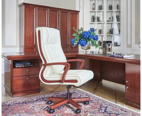 Ledersessel AMBASSADOR Beige