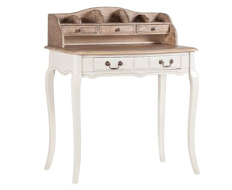 Schreibtisch SISLEY Nuss / Ecru