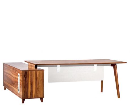 Schreibtisch mit Sideboard EVOLUTIO A609 180 cm