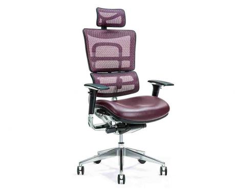 Ergonomischer Bürosessel ERGO 800 Pflaume