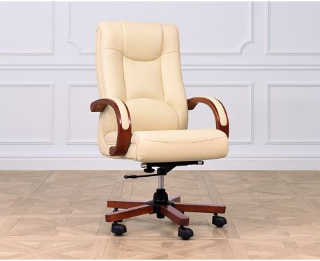 Ledersessel LIDER Beige
