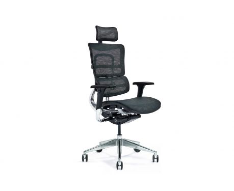Ergonomischer Bürosessel ERGO 800-M Schwarz