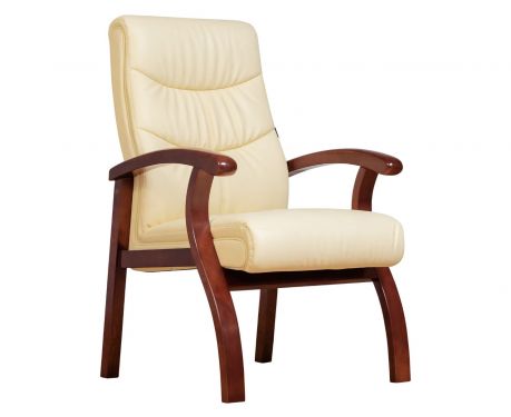 Lederstuhl COMFORTE Beige