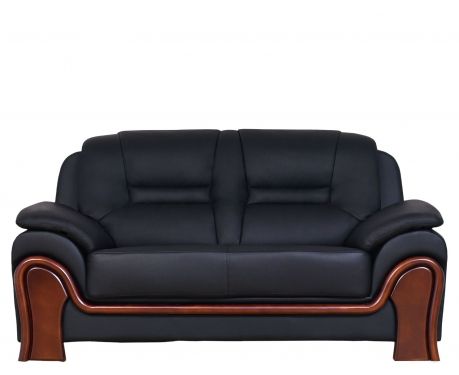 2-Sitzer Sofa PALLADIO Schwarz