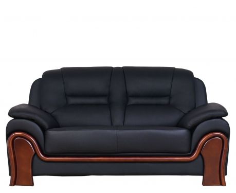 2-Sitzer Sofa PALLADIO Schwarz