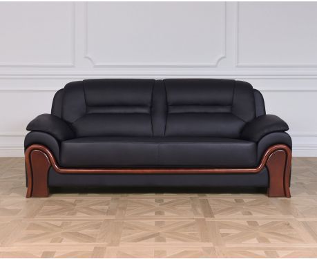 3-Sitzer Sofa PALLADIO Schwarz
