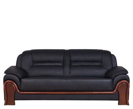 3-Sitzer Sofa PALLADIO Schwarz