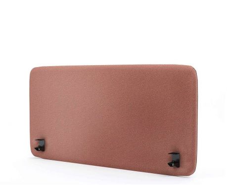 Akustik-Trennwand für den Schreibtisch 120x60 Rosa