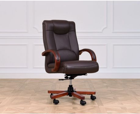 Ledersessel LIDER Braun