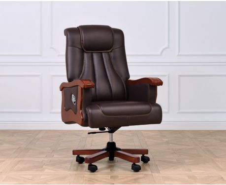 Ledersessel PRESTIGE Braun