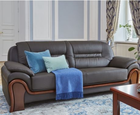 3-Sitzer Sofa PALLADIO Braun