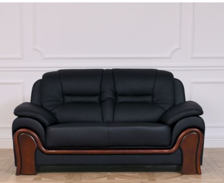 2-Sitzer Sofa PALLADIO Schwarz